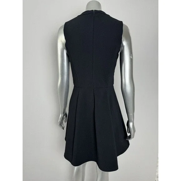 MADEWELL Fit And Flare A-line Dress Classic Modest in Black XS 2 MINT - Picture 2 of 9
